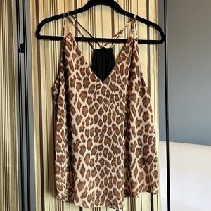 Animal print camisole